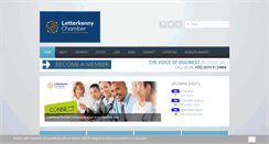 Desktop Screenshot of letterkennychamber.com